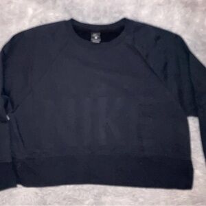 Nike Cropped Black Sweater